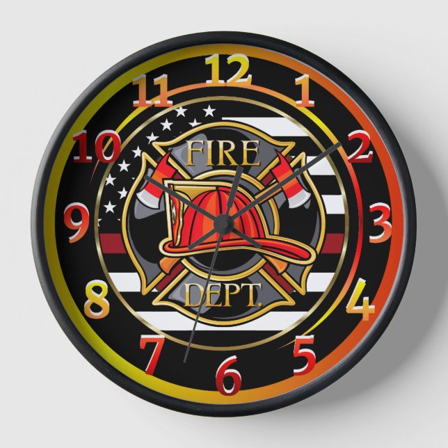 FEUERABTEILUNGSSCHLOCKEN UHR (Vorderseite)