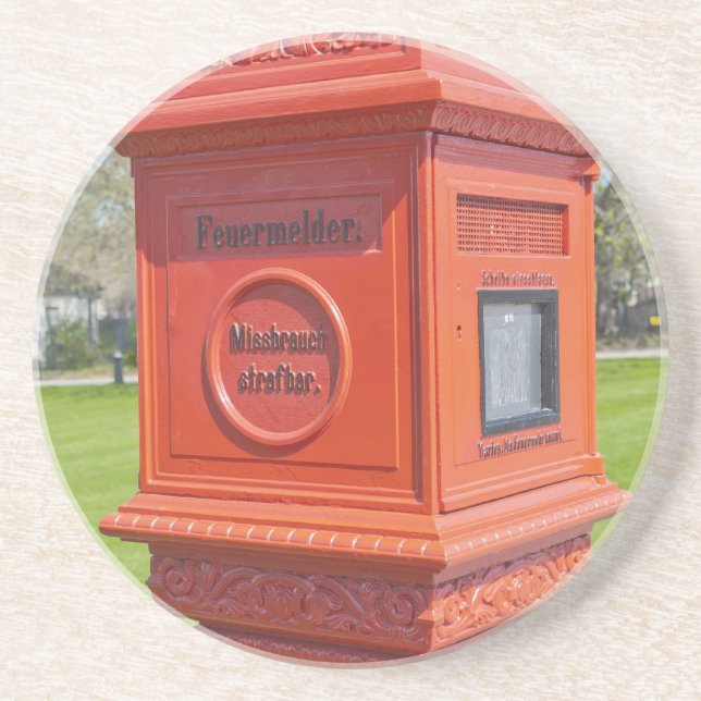 Feueralarmbox Untersetzer (Vorne)