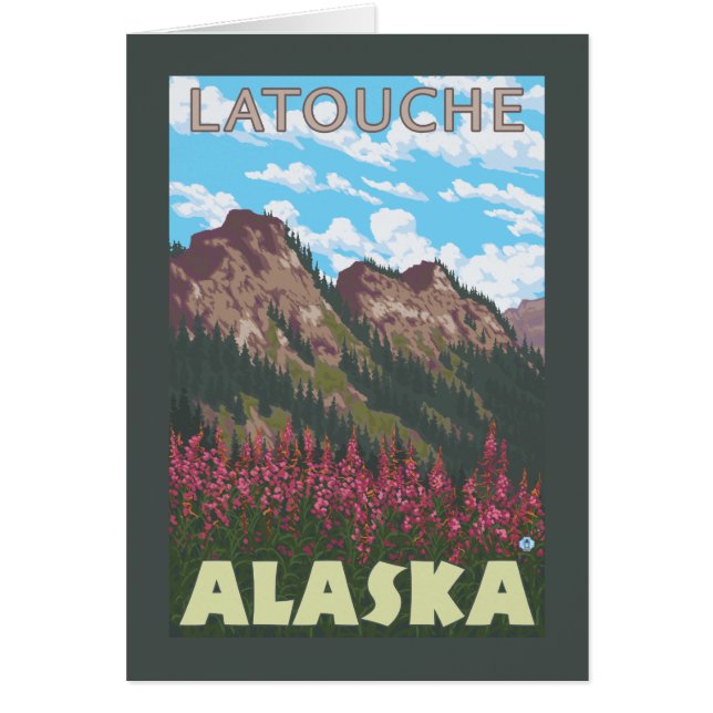 Feueralgen und -gebirge - Latouche, Alaska (Vorne)