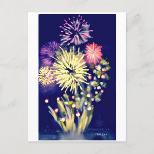 Feuerarbeiten Postkarte