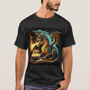 Feueratemberaubend Dragon Birthday Mens Tshirt