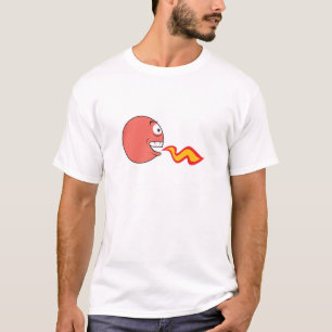 Feueratmendes Gesicht T-Shirt