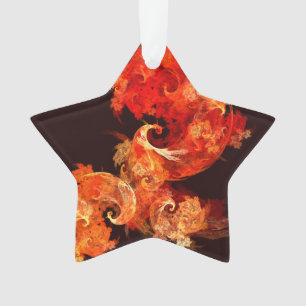 Feuerballet Moderne Fraktale Abstraktion Ornament