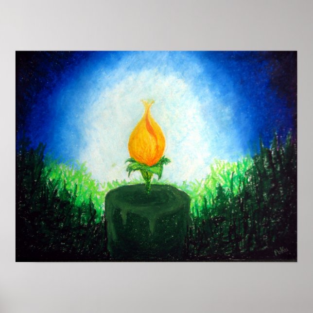 Feuerblume Poster (Vorne)