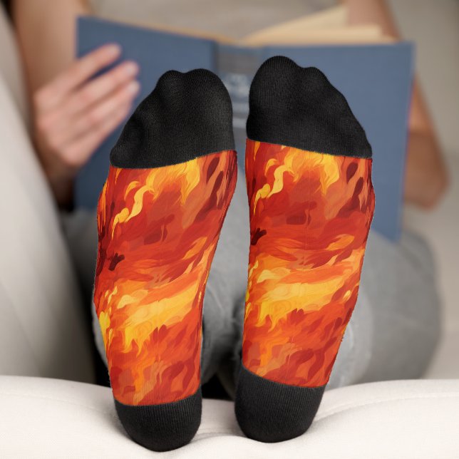 Feuerbrand Socken (Unterseite)