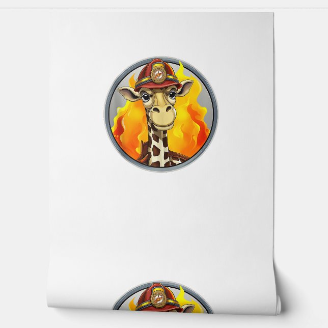 Feuerbrigade Giraffe Tapete (Abrollen)