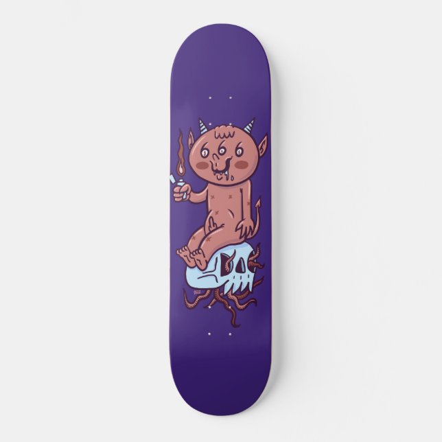 Feuerdämonenskateboard 8.0 skateboard (Vorderseite)