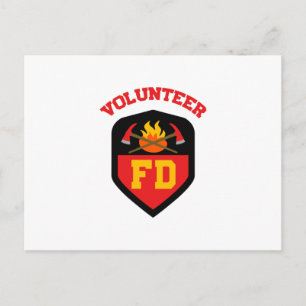 FEUERDEPT-FREIWILLIGER POSTKARTE