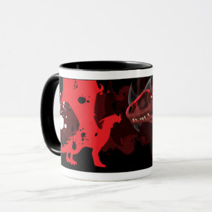 Feuerdrache (dunkle Version) Tasse