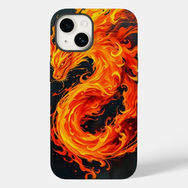 Feuerdrache-Hülle Case-Mate iPhone 14 Hülle (Rückseite)