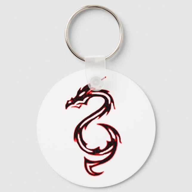 Feuerdrache Schlüsselanhänger (Vorderseite)