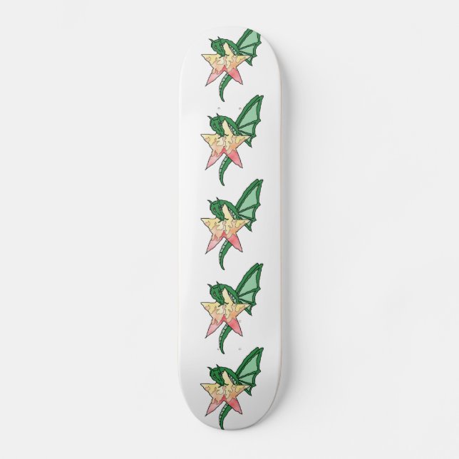 Feuerdrache Skateboard (Vorderseite)