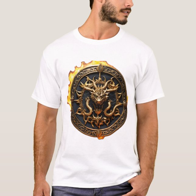 Feuerdrache T-Shirt (Vorderseite)