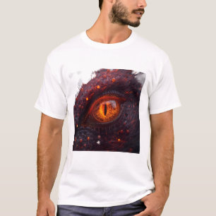 Feuerdrachenauge Makro Grafik T-Shirt