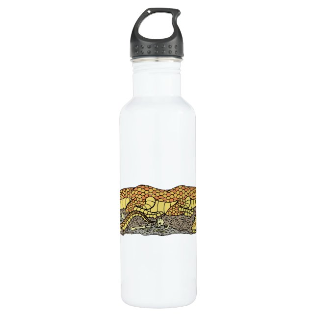 Feuerdraht an der Erholung Edelstahlflasche (Vorderseite)