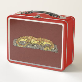 Feuerdraht an der Erholung Metall Lunch Box