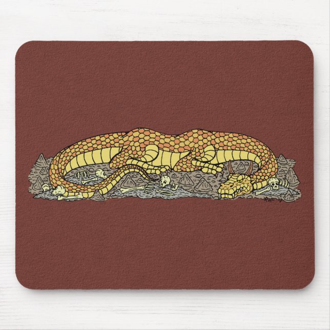 Feuerdraht an der Erholung Mousepad (Vorne)