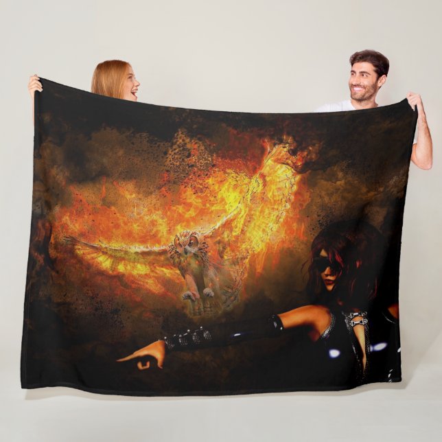 FEUEREIGNIS FLEECEDECKE (Beispiel)
