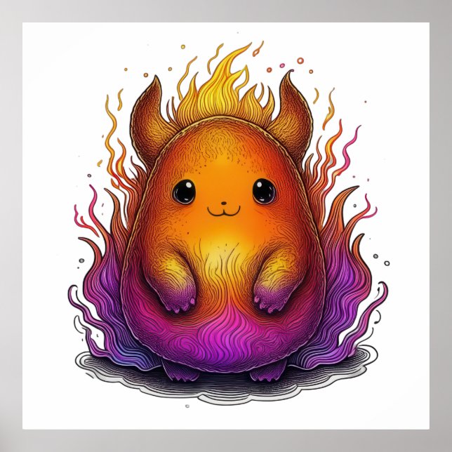 Feuerelementbegleiter Poster (Vorne)