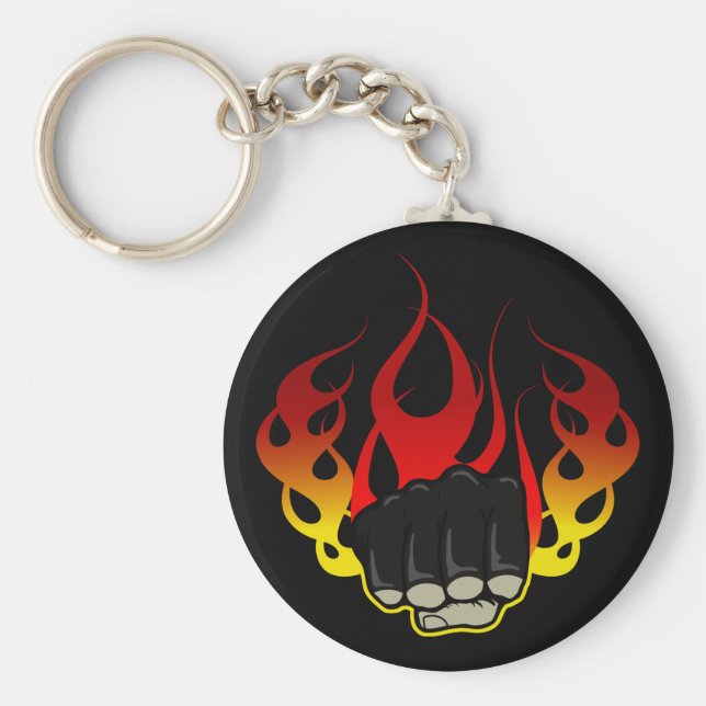 Feuerfäuste Schlüsselanhänger (Vorne)