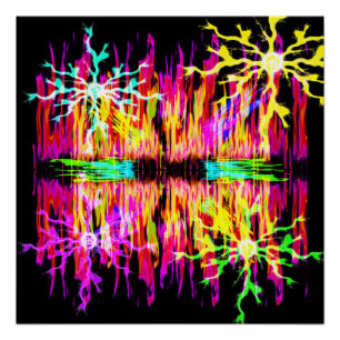 Feuerfunken Perfektes Poster