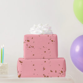 Feuerfunken überlagern Ihr Foto rot. Geschenkpapier