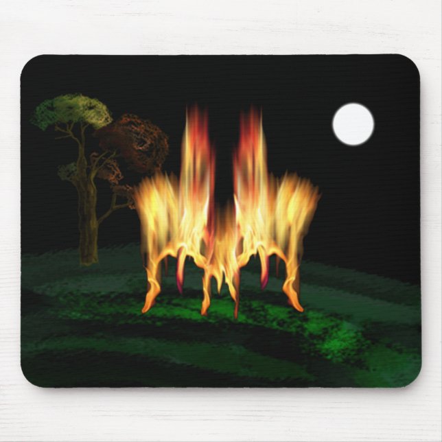 Feuergefahr Mousepad (Vorne)