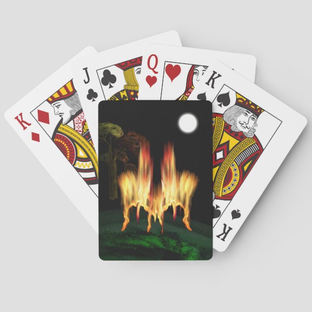 Feuergefahr Spielkarten (Rückseite)