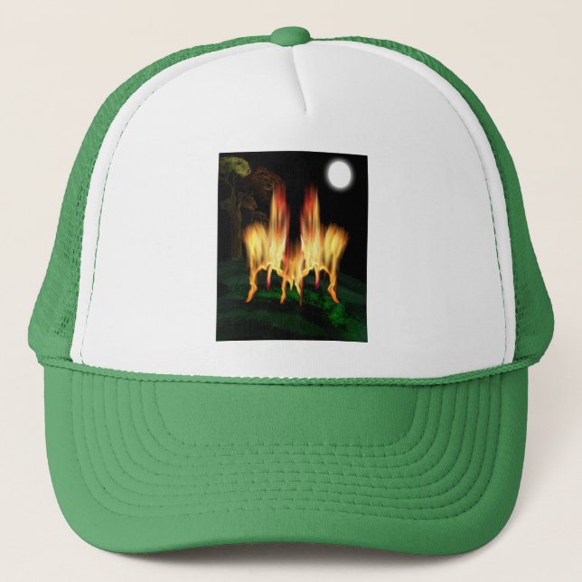 Feuergefahr Truckerkappe (Vorderseite)
