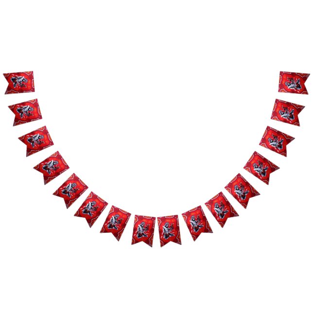 Feuergefecht der Aborigine-Kunst Wimpelkette (Alle)