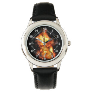 Feuergitarre Armbanduhr