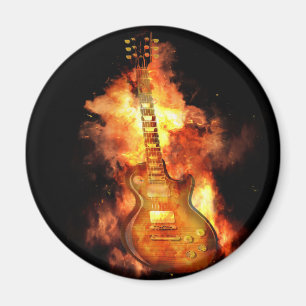 Feuergitarre Magnet
