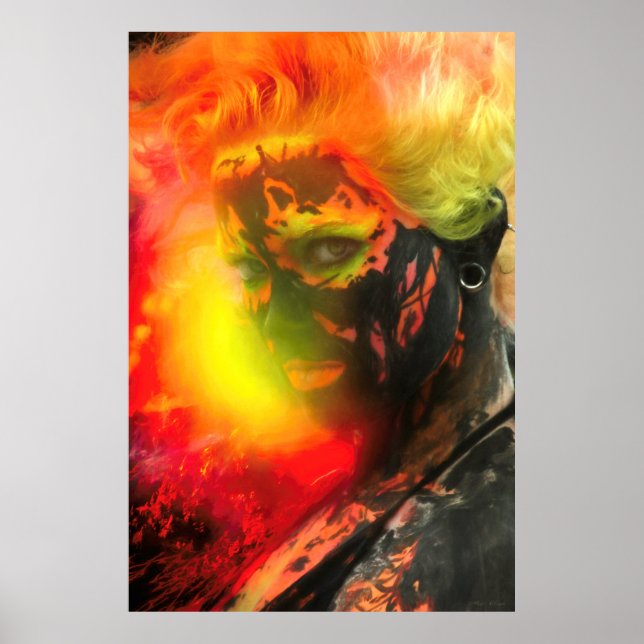 Feuergoddess PELE Poster (Vorne)
