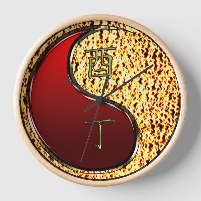 Feuerhahn Uhr (Vorderseite)
