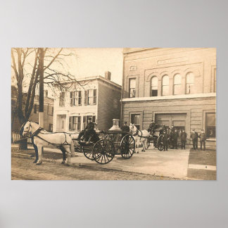 Feuerhaus #12 Troy, NY Poster