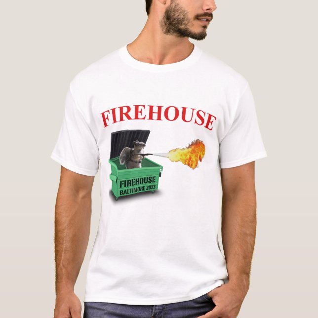 Feuerhaus im Baltimore Men's T-Shirt (Vorderseite)