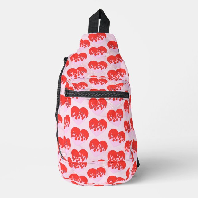 Feuerherz Crossbody Bag (Vorderseite)