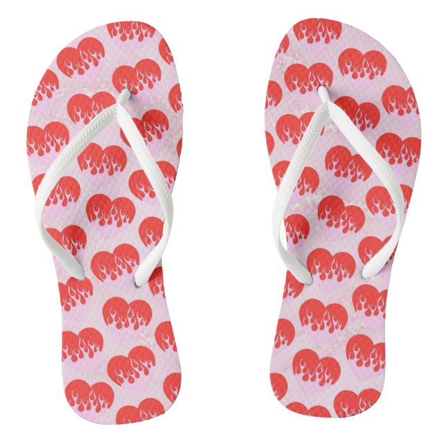 Feuerherz Flip Flops (Fußbett)