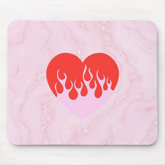 Feuerherz Mousepad (Vorne)