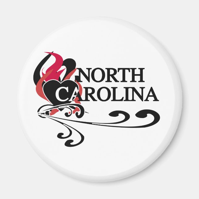 Feuerherz North Carolina Magnet (Vorne)