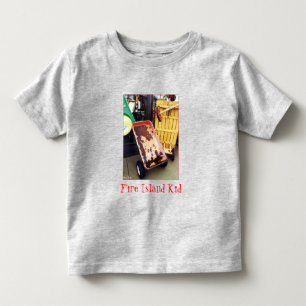 'Feuerinsel-Kind' farbige Wagen Kleinkind-T - Shir Kleinkind T-shirt