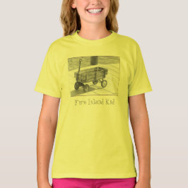 'Feuerinsel-Kind' Vintager Wagon-T - Shirt des Kid