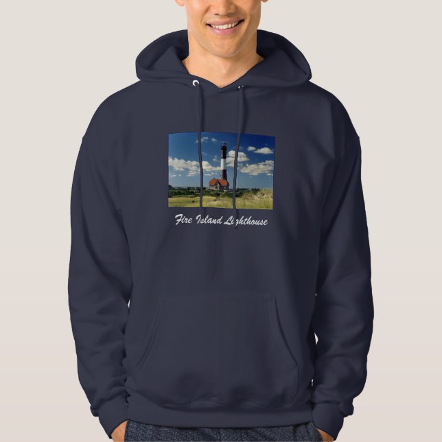 Feuerinsel Leuchtturm Adult Hoodie Sweatshirt (Vorderseite)