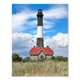 Feuerinsel Leuchtturm, New York Foto Print