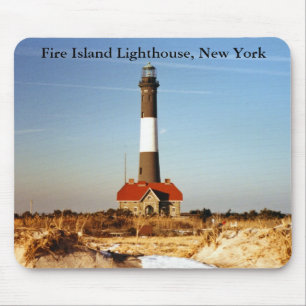 Feuerinsel Leuchtturm, New York Mousepad