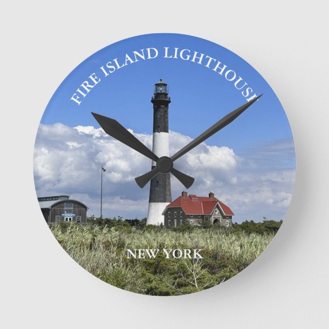 Feuerinsel-Leuchtturm, New Yorker Uhr (Vorderseite)