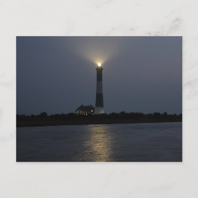 Feuerinsel Leuchtturm Postkarte (Vorderseite)