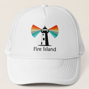 Feuerinsel Leuchtturm Rainbow Truckerkappe
