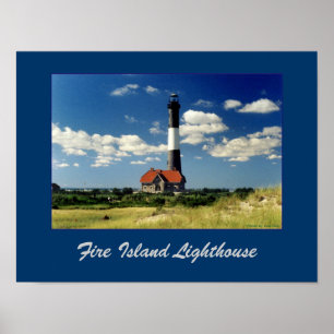 Feuerinsel Leuchtturmposter Poster