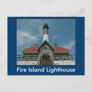 Feuerinsel-Lichthaus-Postkarte Postkarte